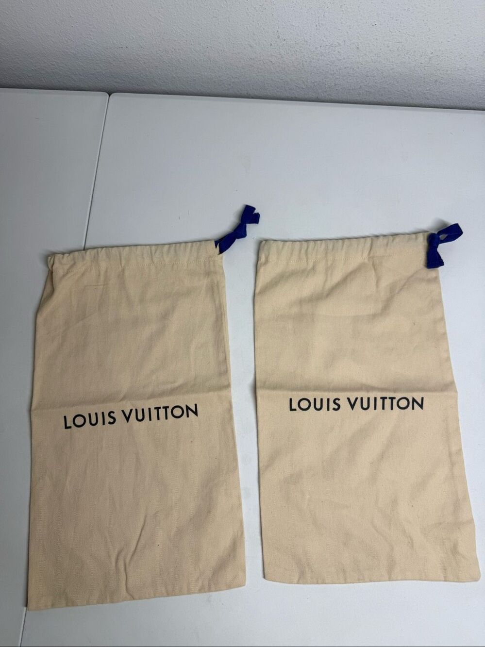 Louis Vuitton Dust Bags For Shoes Set Of 2 Size 8.5″ × 15″